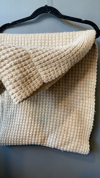 Cashmere Waffle Circle Scarf