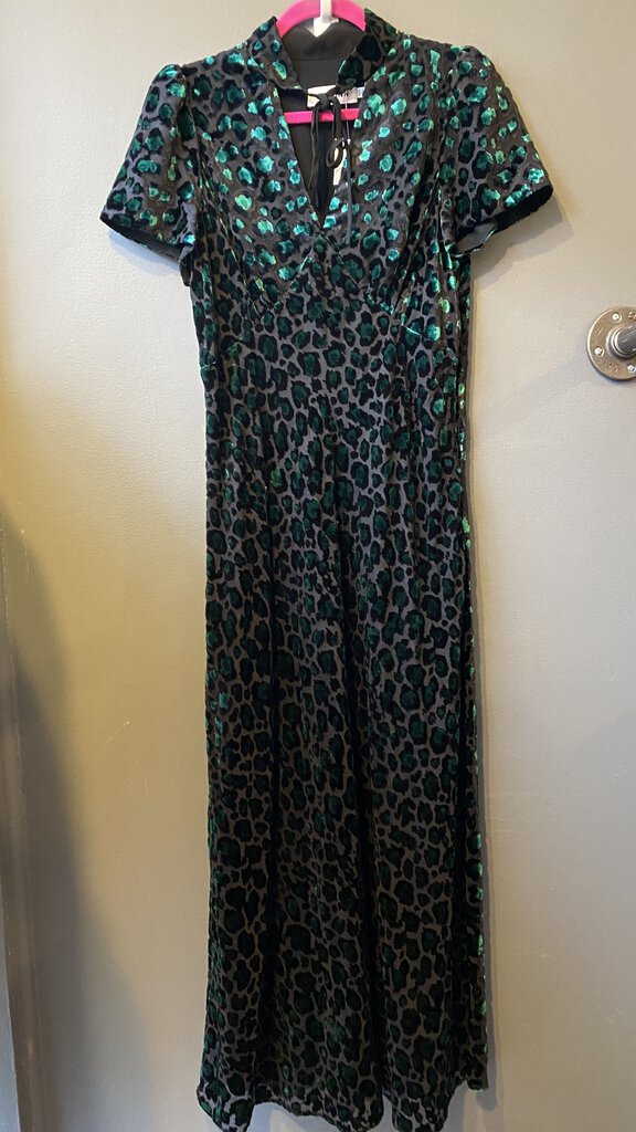 Velvet Burtout Maxi Dress