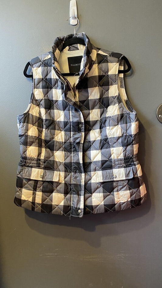 Gingham Quilted Vest