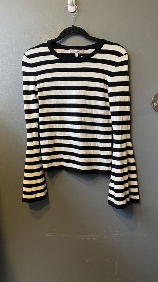 Striped Bell Sleeve Sweater