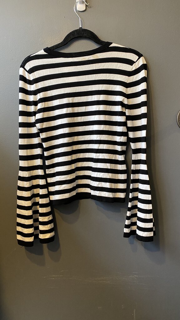 Striped Bell Sleeve Sweater