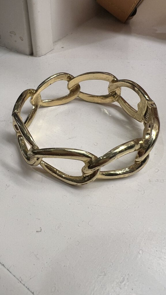 Gold Hinge Bangle