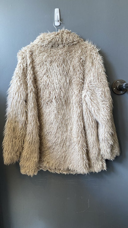 Faux Fur Shaggy Coat