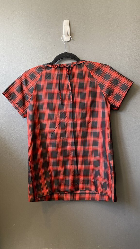 Beaded Plaid Blouse