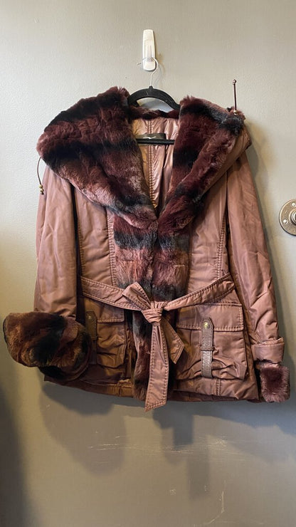 Faux Fur Trim Parka (IT44)