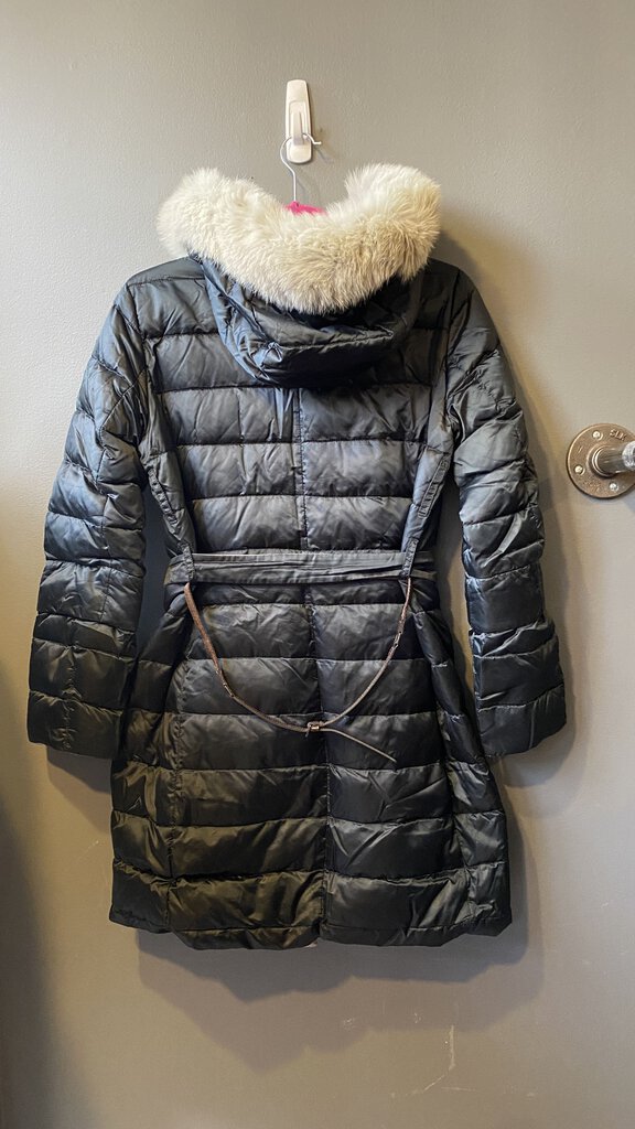 The Cube Down Puffer Fur Trim Coat