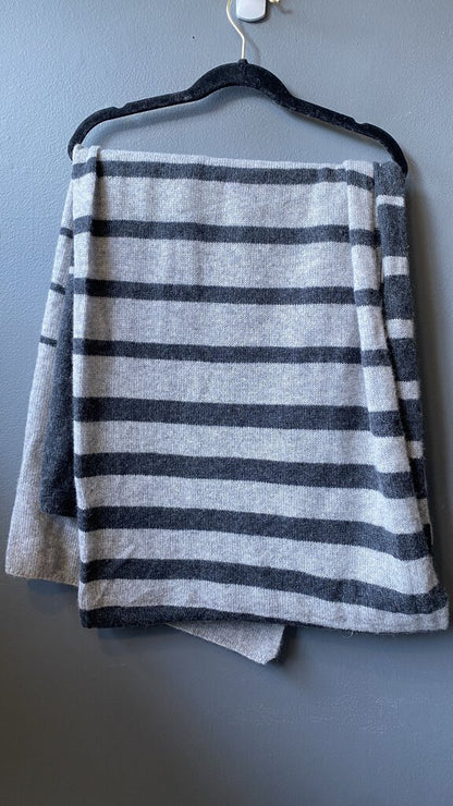 Cashmere Striped Scarf Wrap