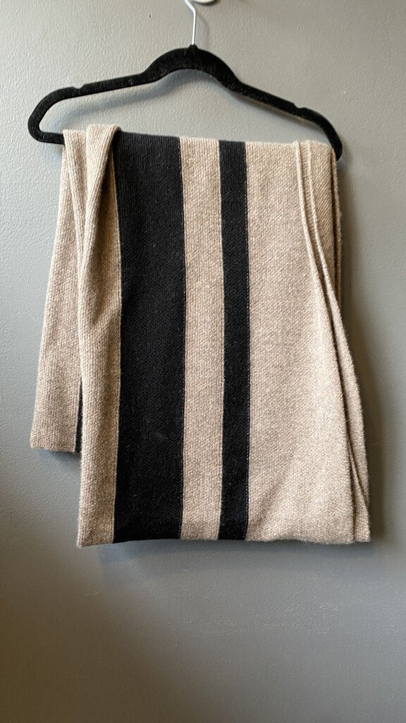 Cashmere Striped Scarf Wrap