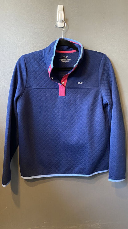 Quilted Snap Pullover