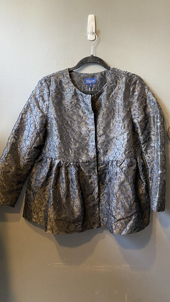 Peplum Shimmer Jacket