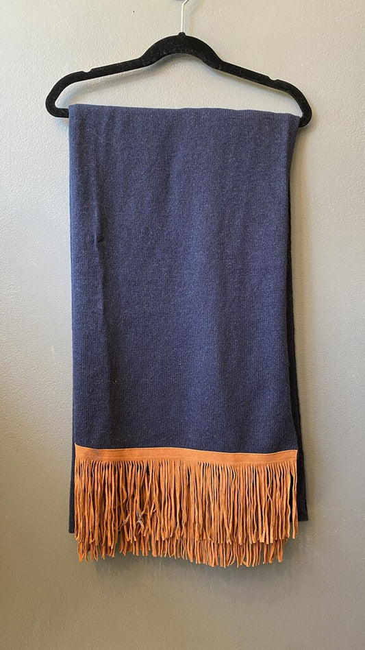 Fringe Cashmere Wrap Scarf