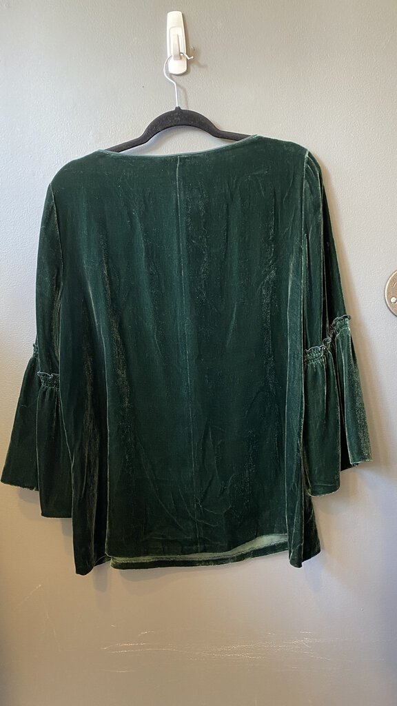 Velvet Bell Sleeve Top