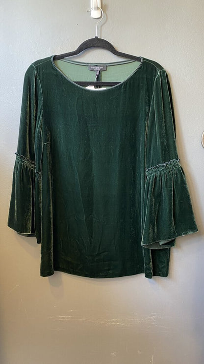 Velvet Bell Sleeve Top