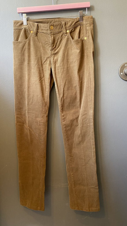 Slim Leg Corduroy Pants