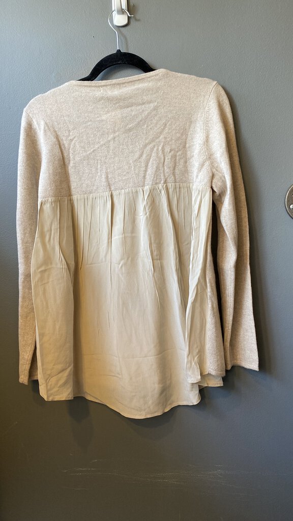 Silk Back Cashmere Sweater