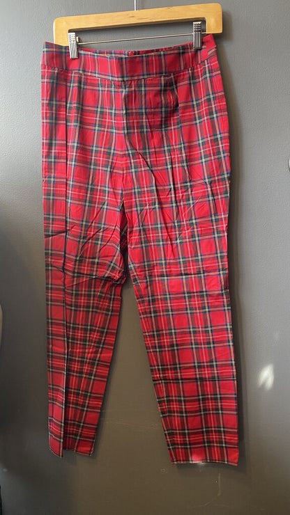 Tartan Plaid Slim Pants