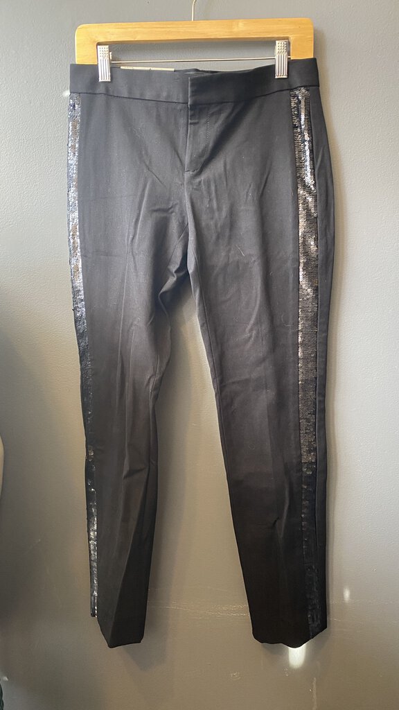 Sequin Track Stripe Pants