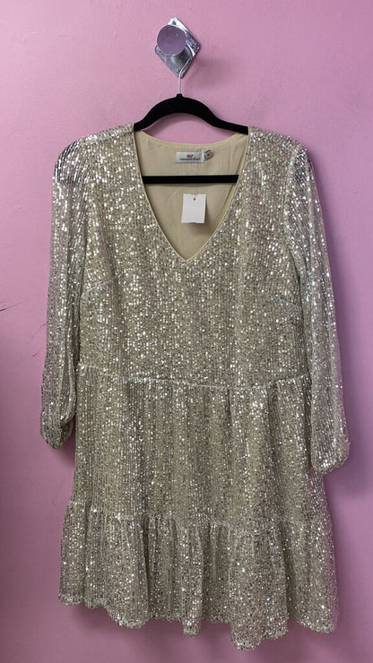 Sequin Tiered Dress