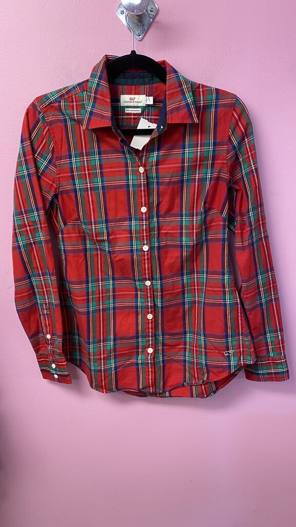 Tartan Plaid with Cashmere Button Up