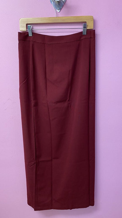 Button Front Maxi Skirt