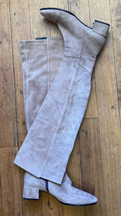 Suede Over the Knee Boots (41)