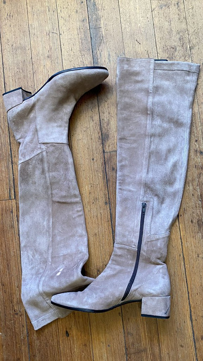 Suede Over the Knee Boots (41)