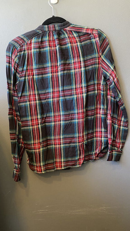 Flannel Plaid Popover Top