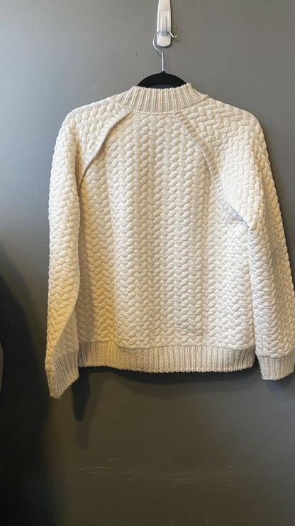 Quilted Vneck Pullover