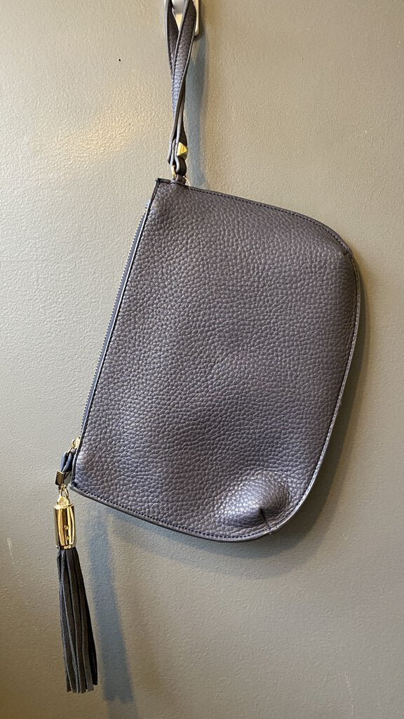 Faux Leather Wristlet Pouch