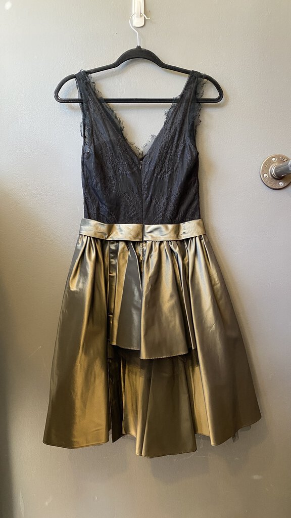 Lace Taffeta Dress