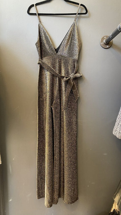 Shimmer Wide Leg Jumpsuit