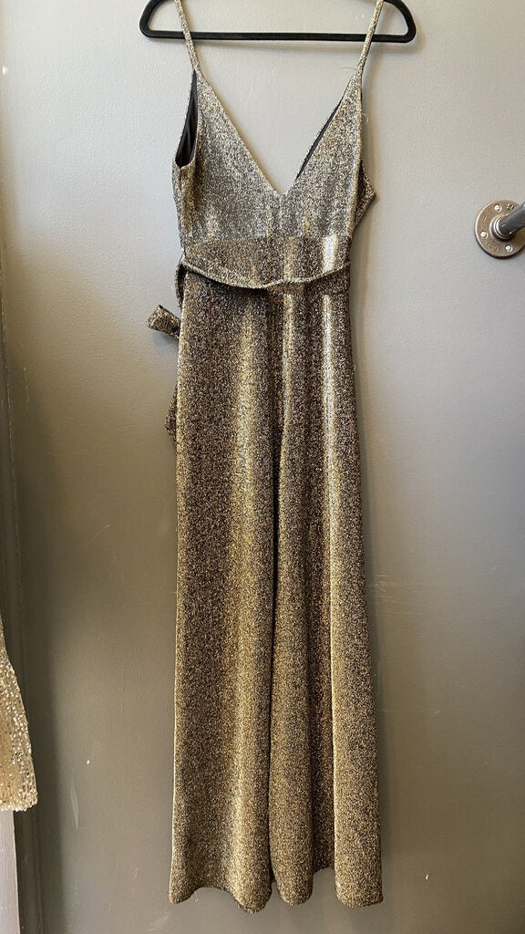 Shimmer Wide Leg Jumpsuit