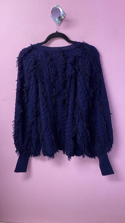 Alpaca Fringe Sweater