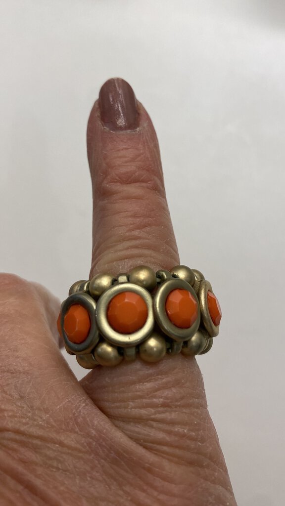 Orange Stretch Ring