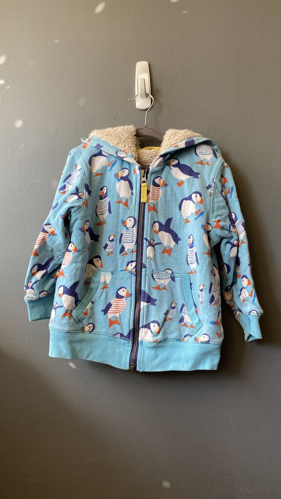 Penguin Sherpa Hoodie (size 2-3)