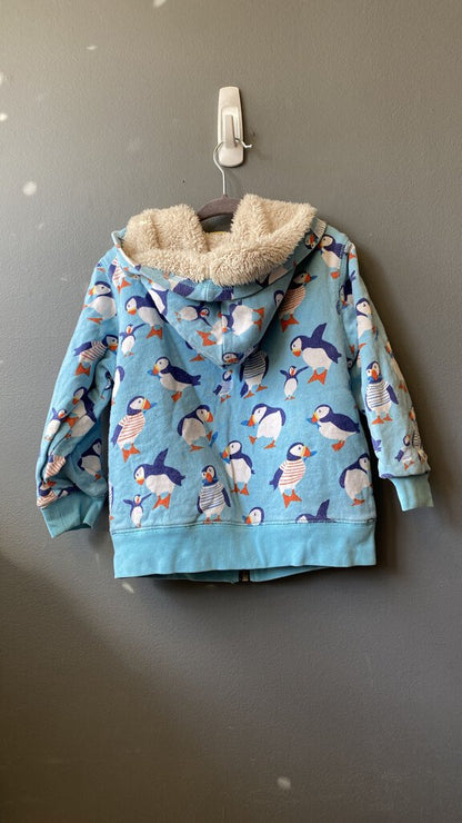 Penguin Sherpa Hoodie (size 2-3)