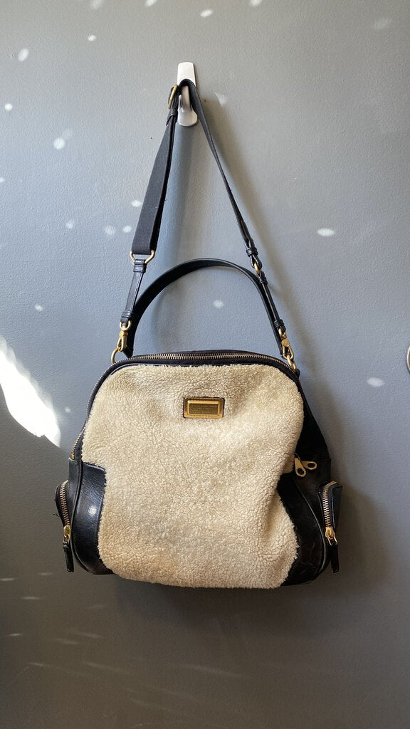 Shearling Satchel