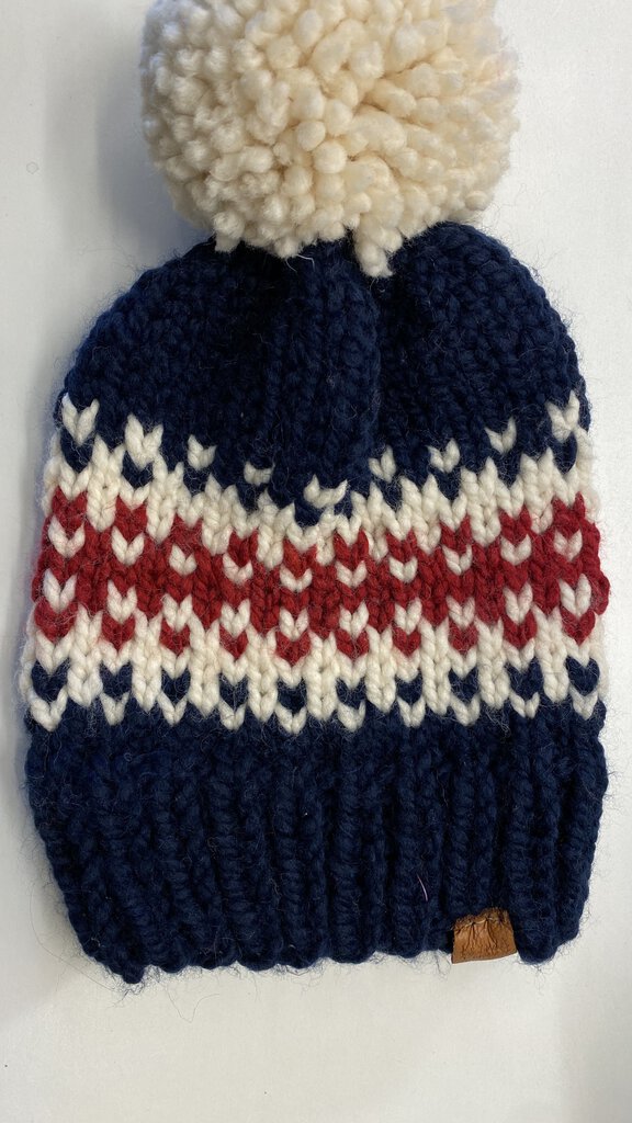 Knit Wool Pom Pom Hat