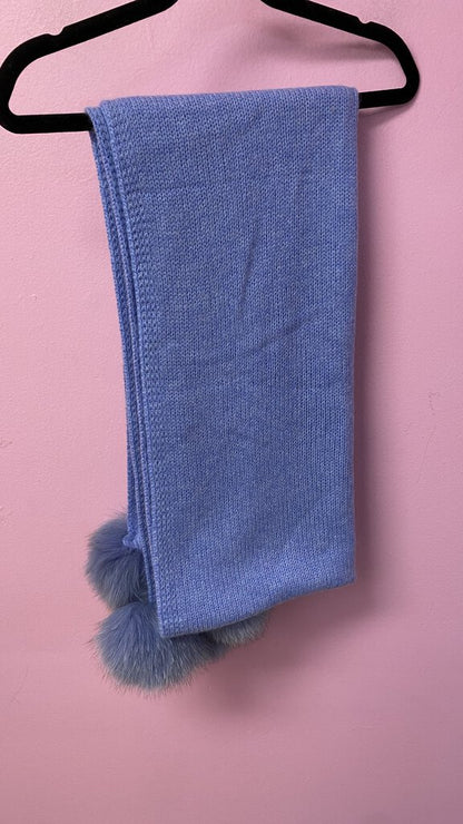 Cashmere Pom Pom Scarf