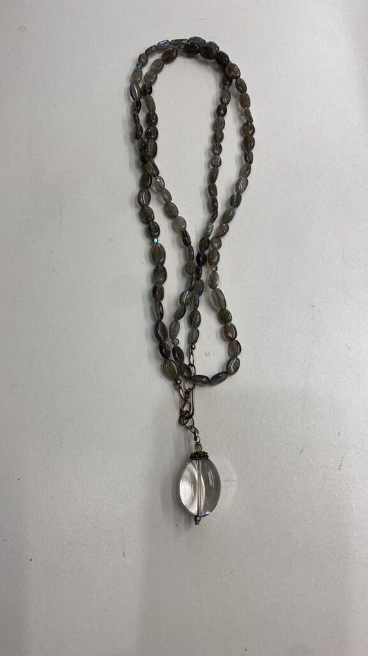 Labradorite Lariat Necklace