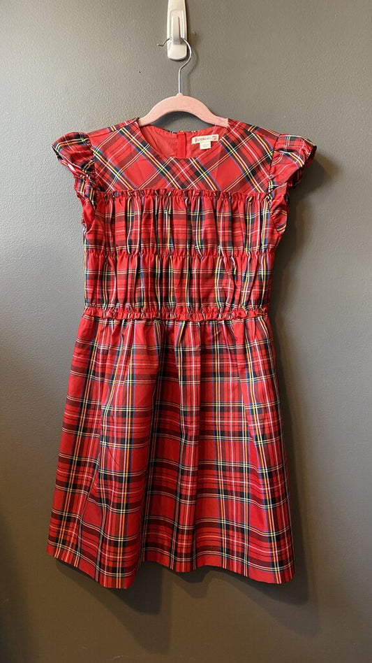 Tartan Smocked Dress