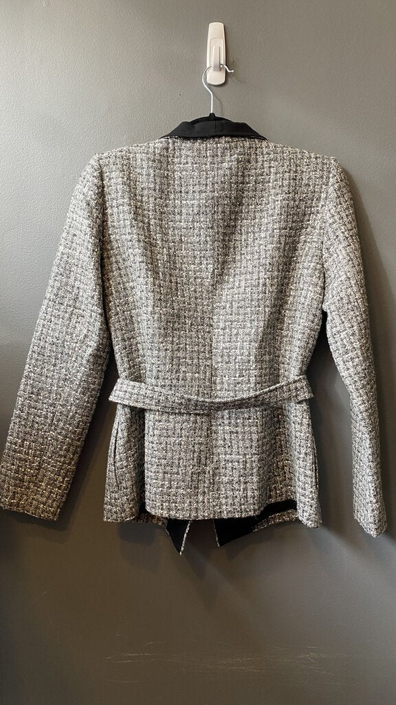 Tweed Belted Blazer Coat