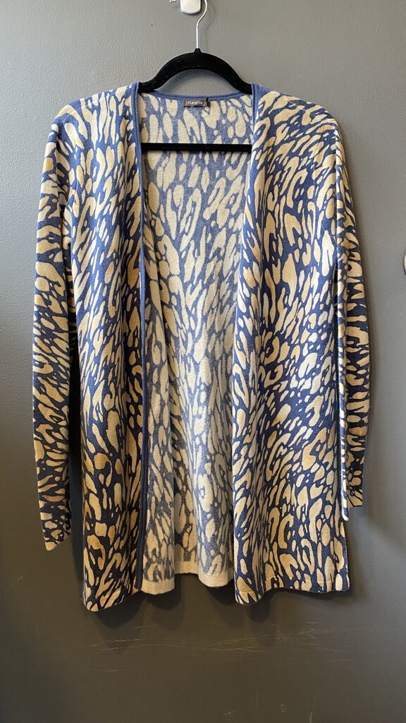 Cashmere Printed Duster Cardigan