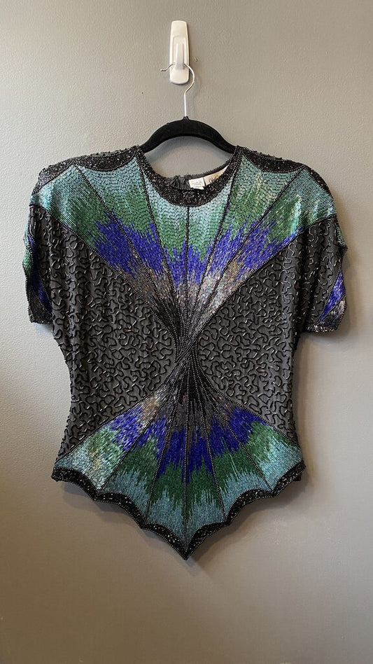 Vintage Beaded Top