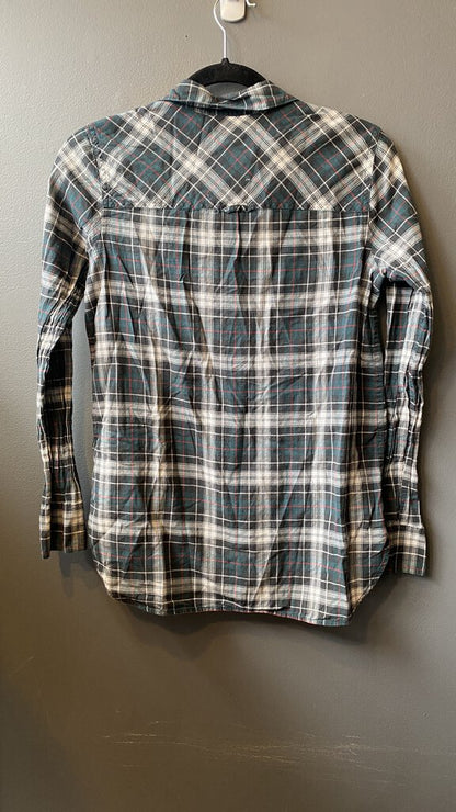 Tissue Plaid Button Up