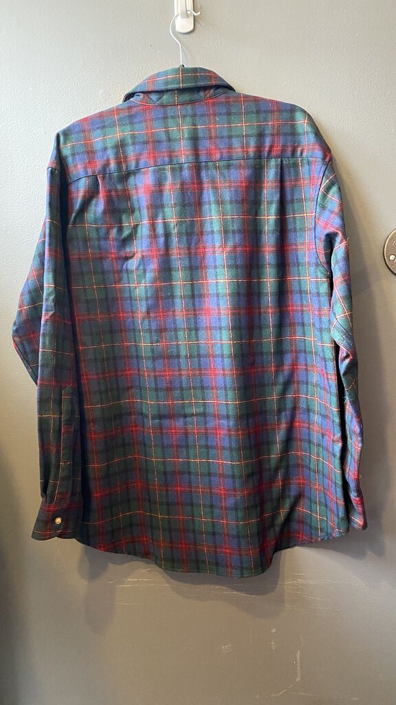 Wool Plaid Button Up