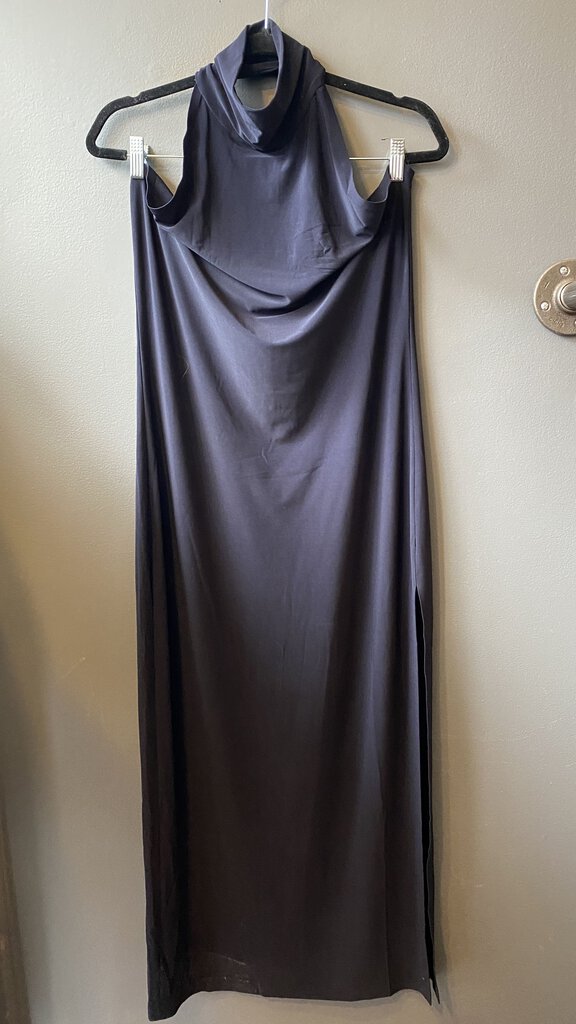 Turtleneck Halter Maxi Dress