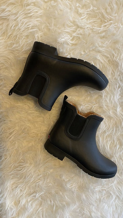 Sherpa Lined Chelsea Rainboots