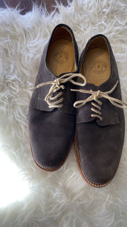 Suede Oxford Shoes