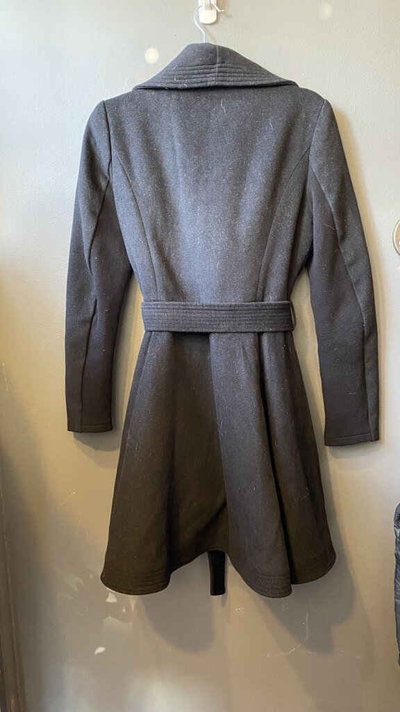 Fit Flare WoolBlend Wrap Coat